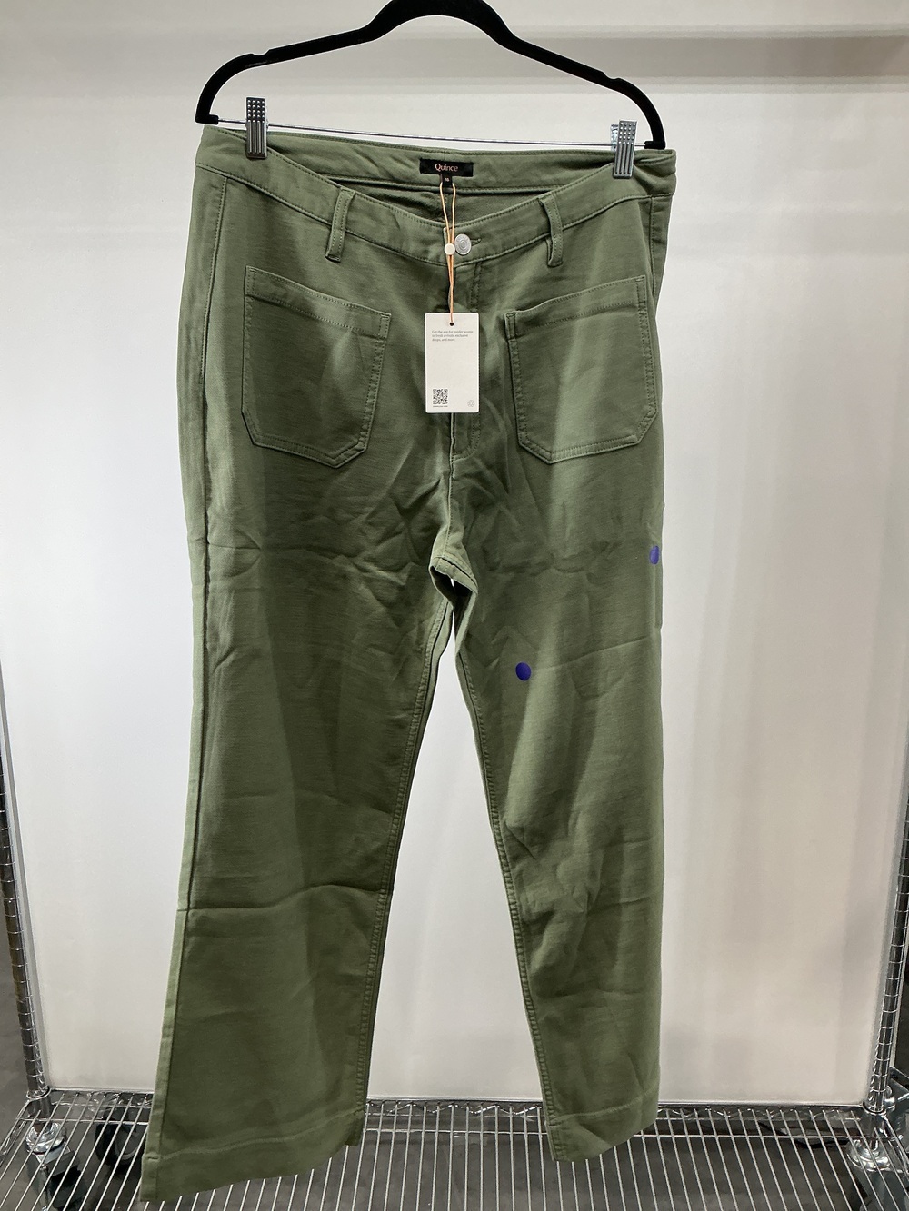 French Terry Wide Leg Pants - 30"
